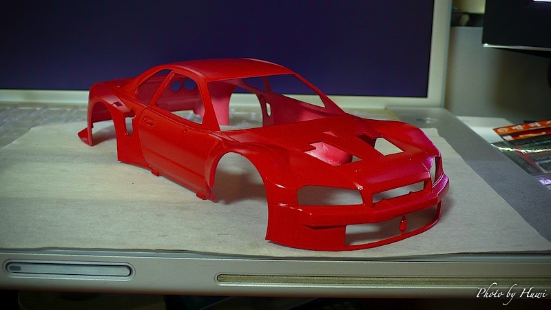 오랫만의 도색이라 1차 실패 후 2차 시도..